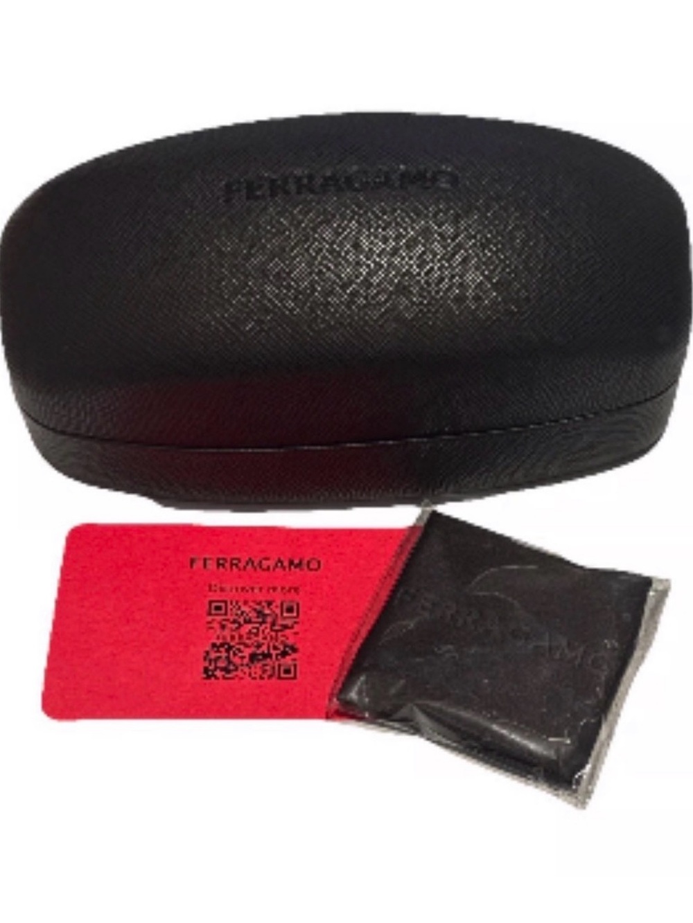 NEW SALVATORE FERRAGAMO SF668S-001 Women Sunglasses 001 BLACK  TAUPE Authentic - Picture 7 of 7